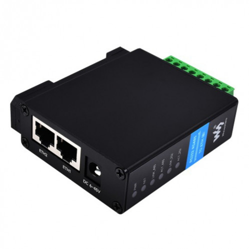 Waveshare RS232 RS485 vers serveur série Ethernet RJ45, spécifications : RS232 RS485 vers ETH (B) SW301A250-019